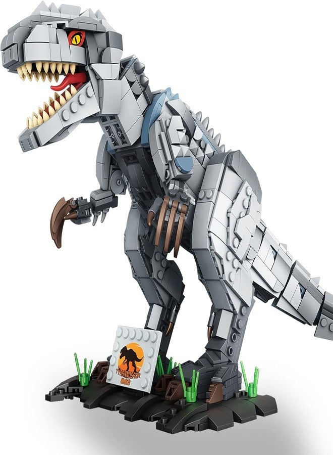 Brighterbee Building Block Dinosaur, Dinosaur Toy Set Movable Dinosaur Building Kits for Children, Tyrannosaurus Rex Model Gift for Dinosaur 993 PCS - Image 1